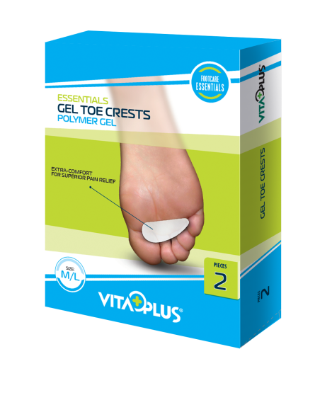 Vitaplus Essentials Gel Toe Crests Polymer Gel maat S/M afbeelding