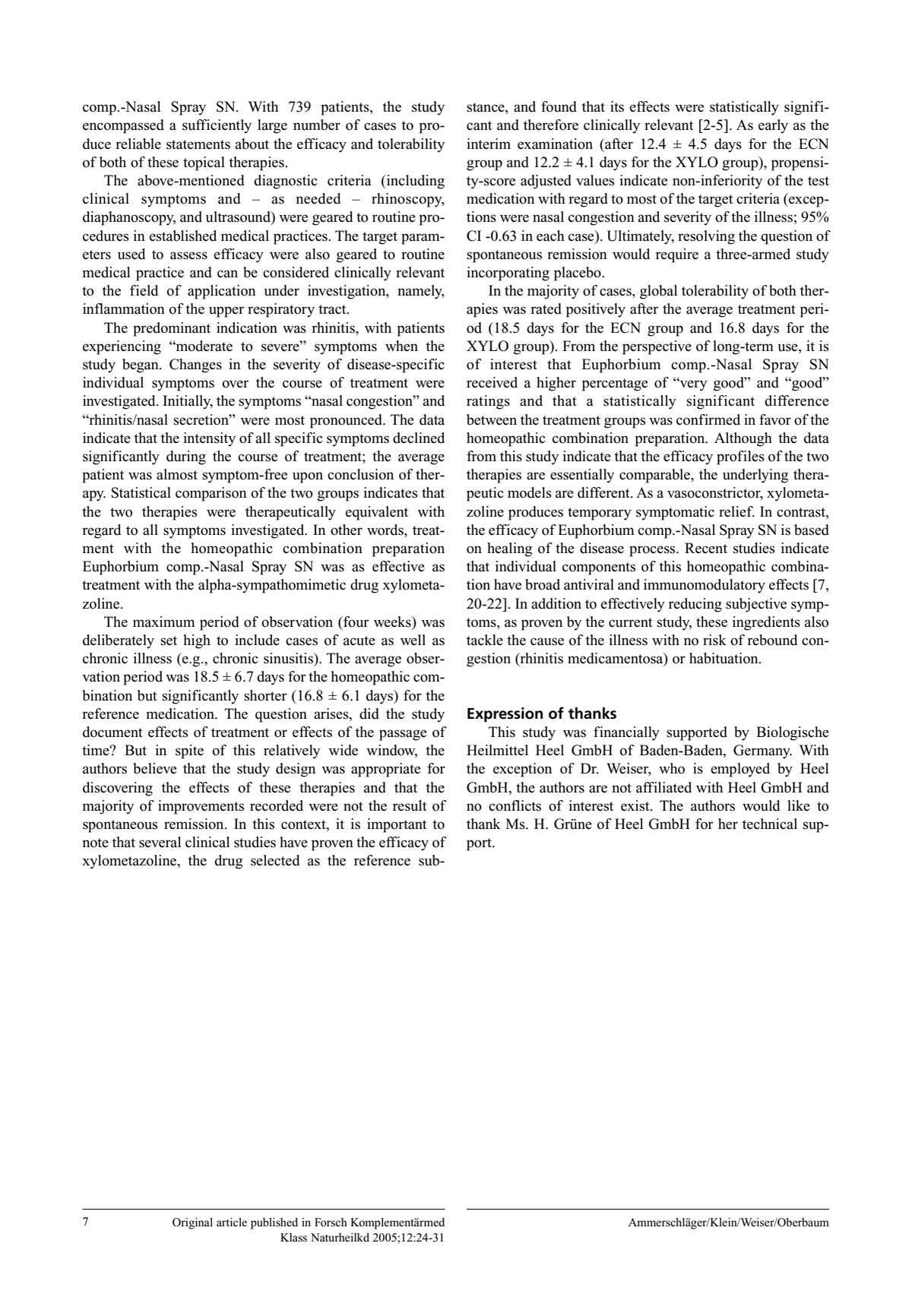 Euphorbium Compositum Tabletten afbeelding van document #7, research