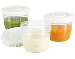 Difrax Moedermelk en Babyvoeding Bewaarbakjes 6ST