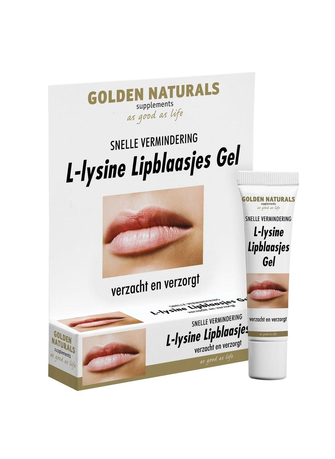 Golden Naturals L-Lysine Lipblaasjes Gel 15ML