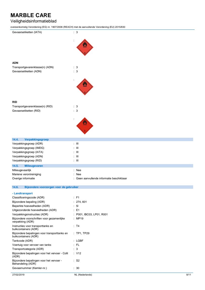 Marble Care Marmer Reiniger afbeelding van document #8, info_folder