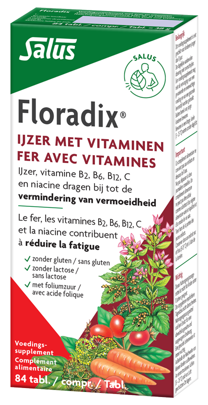 Salus Floradix IJzer Tabletten 84TB