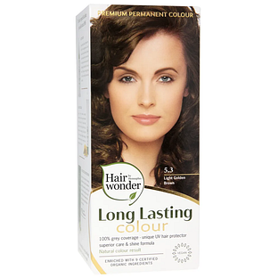 Hairwonder Long Lasting Colour 5.3 Light Golden Brown 100ML Hairwonder Long Lasting Colour 5.3 Light Golden Brown 100ML