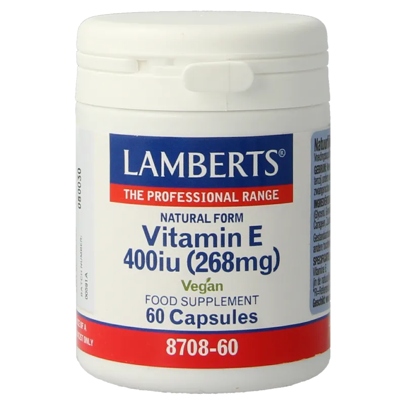 Lamberts Vitamine E 400ie Capsules 60VCP