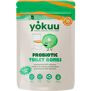 Yokuu Probiotic Toilet Bombs Eucalyptus & Mint 10ST
