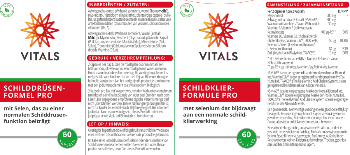 Schildklierformule Pro Capsules afbeelding van document #1, label