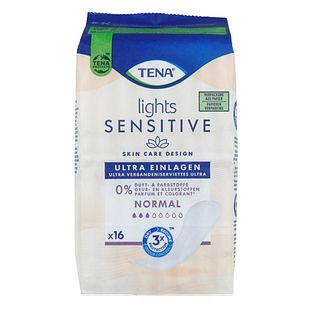 TENA Lights Pads Sensitive Normal 16ST