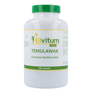 Elvitum Temulawak Curcuma Xanthorrhiza Capsules 200CP
