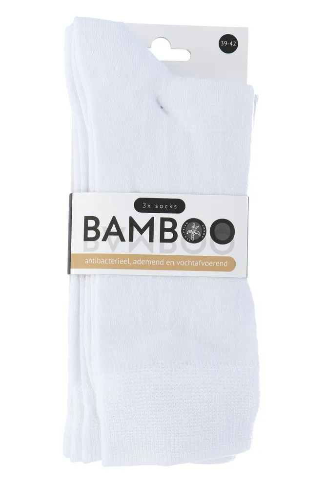 Naproz Bamboo Airco Sokken Wit 3-Pack 39-42 kopen