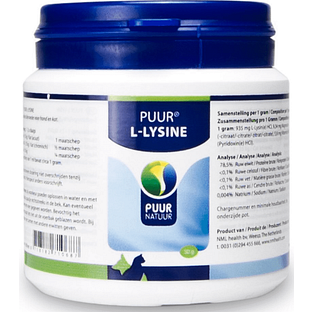 Puur Natuur L-Lysine 50GR Puur Natuur L-Lysine 50GR
