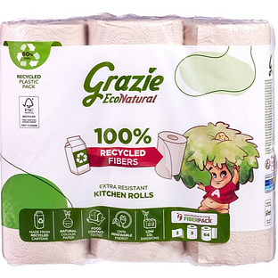 Grazie Natural Grazie EcoNatural Keukenrollen 3ST