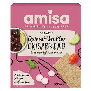 Amisa Quinoa Fiber Plus Crispbread 100GR