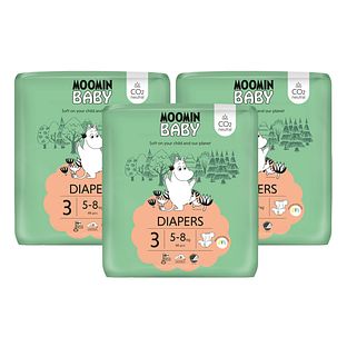 Moomin Baby Luier Maat 3 Midi 3x48ST