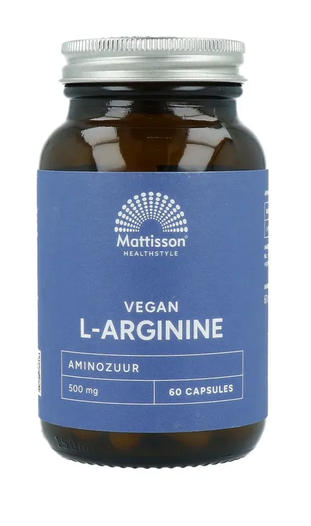 Mattisson HealthStyle L-Arginine 500mg Capsules