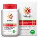 Vitals Ultra Pure EPA/DHA 1000mg 60SG Verpakking met pot ernaast Vitals Ultra Pure EPA/DHA 1000mg 60SG Verpakking met pot ernaast