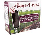 Le Pain des Fleurs Zwarte Rijst Crackers 150GR Le Pain des Fleurs Zwarte Rijst Crackers 150GR