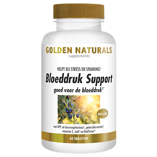 Golden Naturals Bloeddruk Support Tabletten 60TB