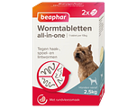 Beaphar Wormtabletten all-in-one Honden vanaf 2.5KG 2ST