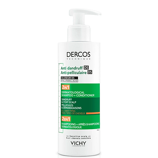 Vichy Dercos Anti Dandruff 2in1 Dermatological Conditioning Shampoo 400ML