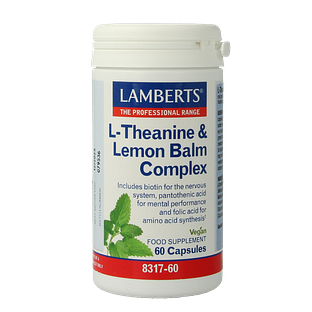 Lamberts L-Theanine & Citroenmelisse Complex Capsules 60CP