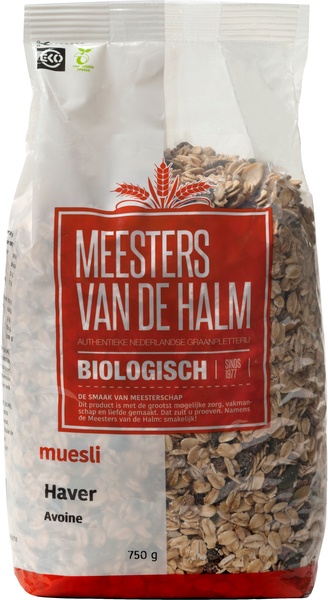 De Halm Haver Muesli Biologisch afbeelding