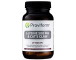 Proviform L-Lysine 500mg & Cat's Claw Vegicaps 60VCP