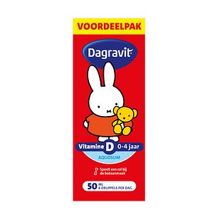 Dagravit Kids Vitamine D Aquosum Druppels Voordeelpak 50ML