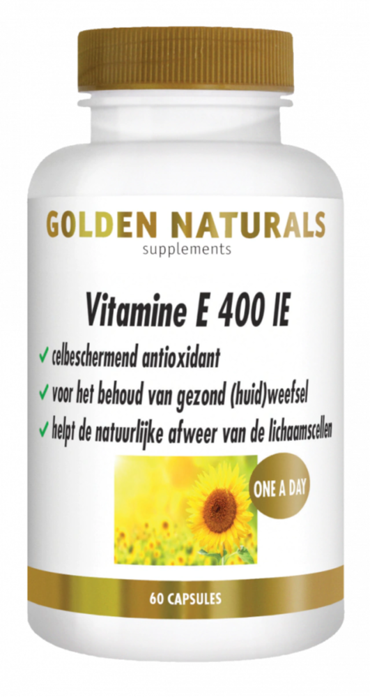 Golden Naturals Vit E 400ie Capsules 60SG