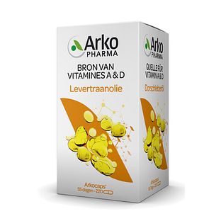 Arkocaps Levertraanolie Capsules 220CP Arkocaps Levertraanolie Capsules 220CP