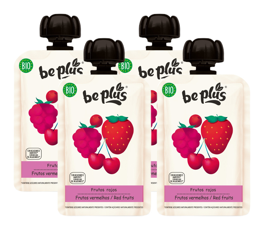 Be Plus Knijpfruit Red Fruits Multiverpakking