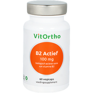 VitOrtho Vitamine B2 Actief 100mg Vegicaps 60VCP