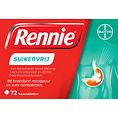 Rennie Suikervrij kauwtabletten bij brandend maagzuur 72TB