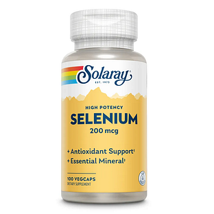 Solaray Selenium 200mcg Capsules 100VCP
