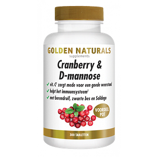 Golden Naturals Cranberry & D-Mannose Tabletten 300TB