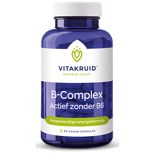 Vitakruid B-Complex Actief zonder B6 Capsules 90VCP