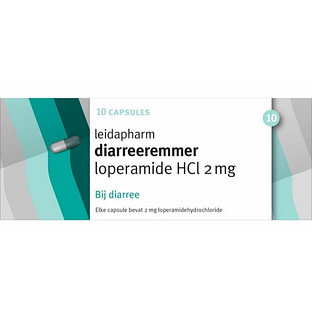 Leidapharm Diarreeremmers 2mg Loperamide 10CP