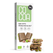 Cocoa Chocolade Pistachios & Salt Reep 40GR Verpakking met stukjes chocolade ernaast