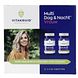 Vitakruid Multi Dag & Nacht Vrouw 100% Vegan 2 x 30 60TB Vitakruid Multi Dag & Nacht Vrouw 100% Vegan 2 x 30 60TB
