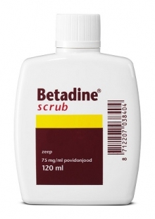 Betadine Scrub 120ml afbeelding