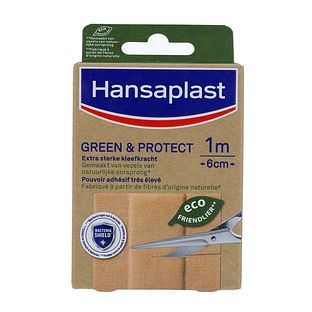 Hansaplast Pleisters Green & Protect 1m x 6cm 1ST