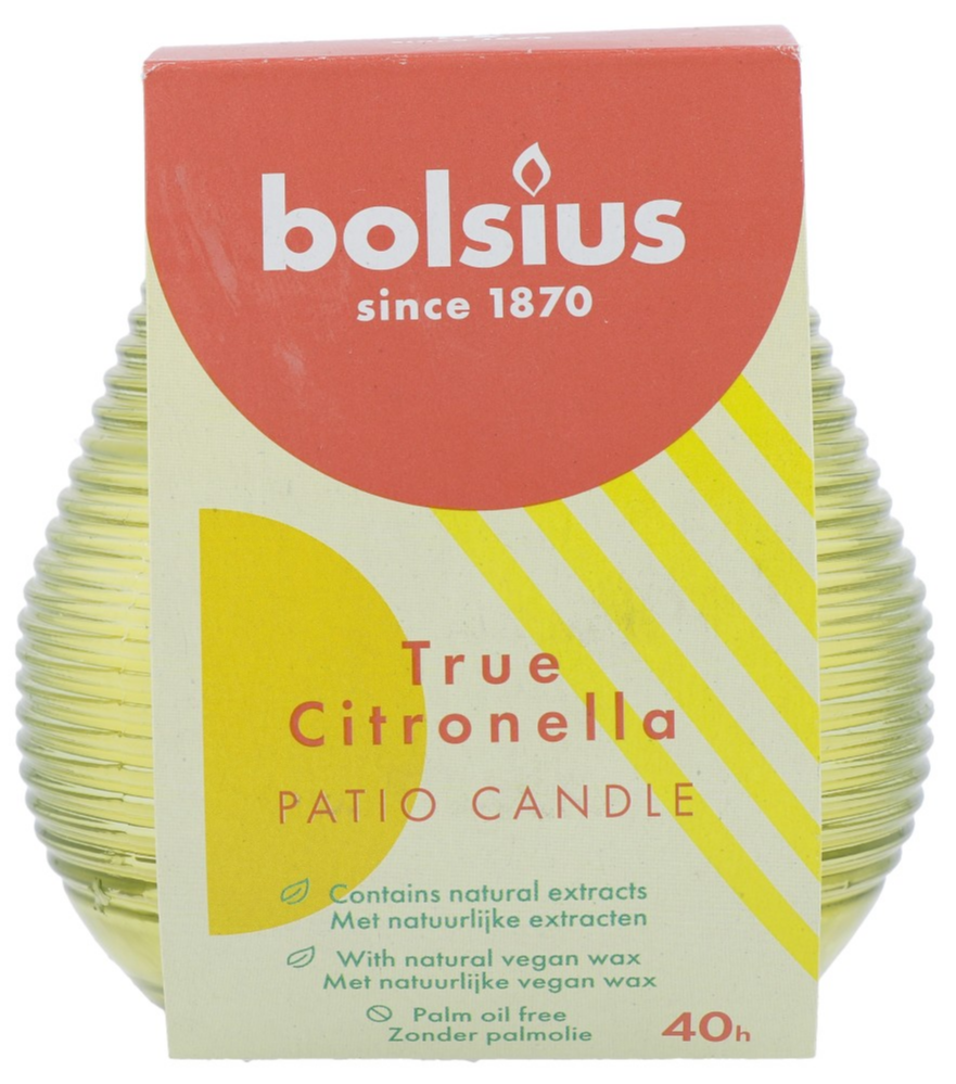 Bolsius True Citronella Patio Kaars afbeelding