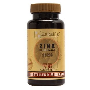Artelle Zink Gluconaat 25mg Tabletten 75TB