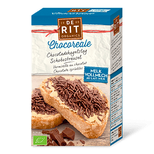 De Rit Chocoreale Hagelslag Melkchocolade 225GR