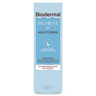 Biodermal Pigment Nachtcrème met Niacinamide & Hyaluronzuur 50ML Biodermal Pigment Nachtcrème met Niacinamide & Hyaluronzuur 50ML