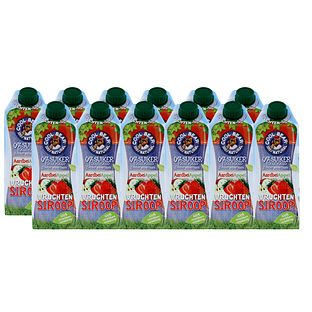 Cool Bear Vruchtensiroop Aardbei en Appel 12x750ML