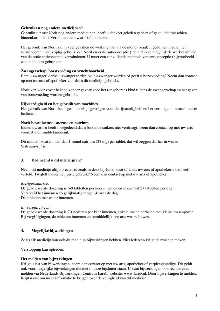 Tabletten 125mg afbeelding van document #2, leaflet