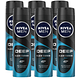 Nivea Men Deep Black Carbon Beat Anti-Transpirant Spray Voordeel 6x150ML
