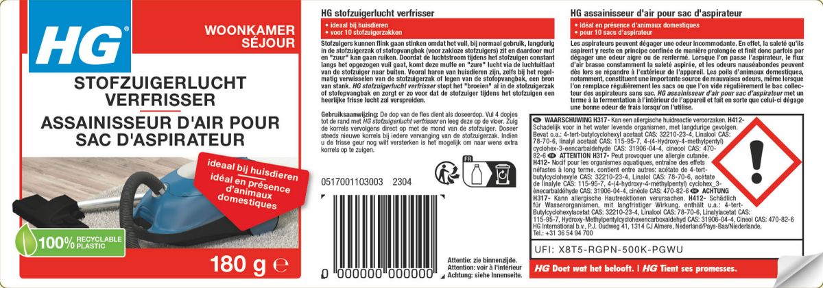 Woonkamer Stofzuiger Lucht Verfrisser afbeelding van document #1, label