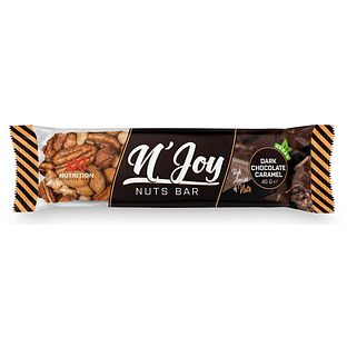 XXL Nutrition N'Joy Nuts Bar Dark Chocolate Caramel Vegan 40GR