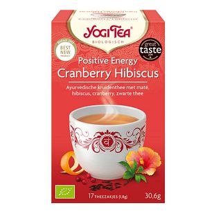 Yogi Tea Positive Energy Cranberry Hibiscus 17ST